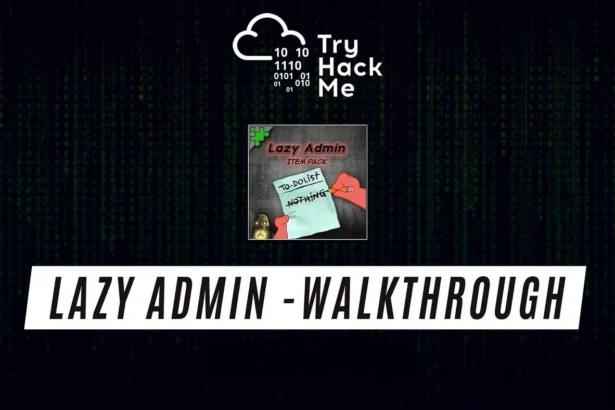 Lazy Admin Tryhackme Walkthrough